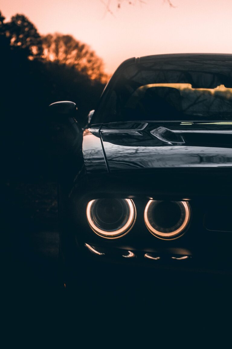 car, automotive, vehicle, headlights, transportation, automobile, challenger, dodge challenger, black wallpaper, car wallpapers, black