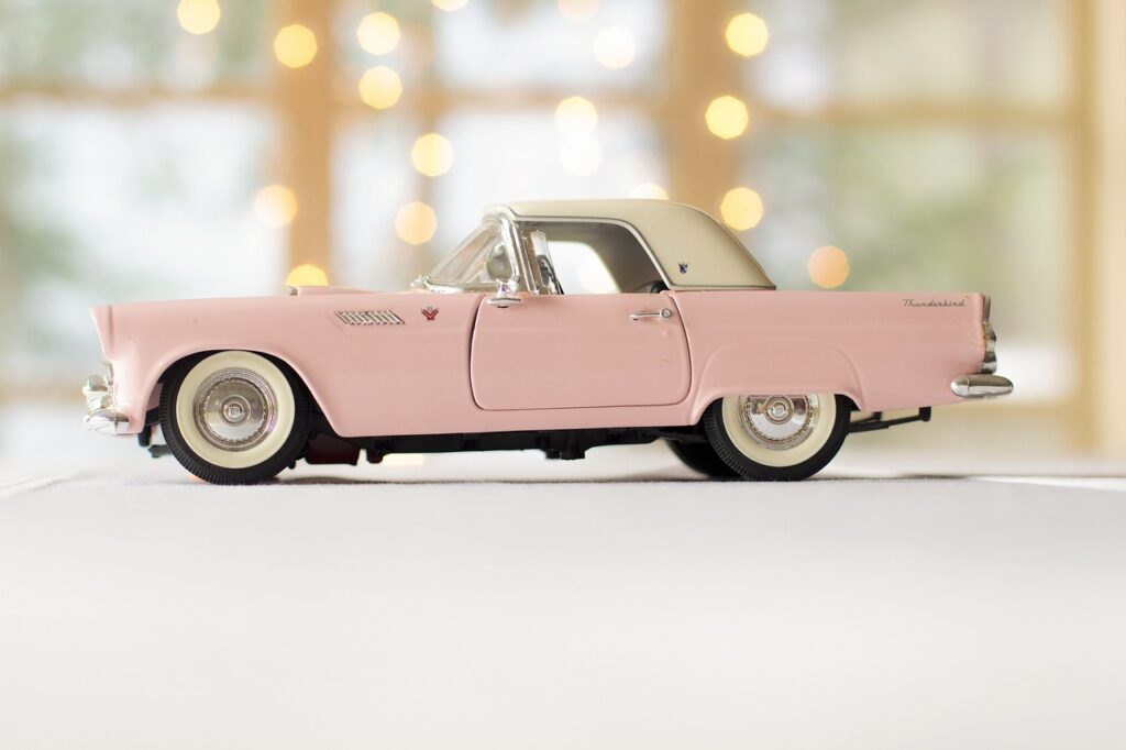 car, car wallpapers, thunderbird, drive, driving, vintage, pink, vehicle, auto, transport, automobile, symbol, retro, fun, antique car